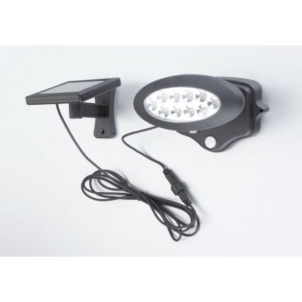 Globo 3722S - LED solcelle væglampe med sensor LED/0,6W/Ni-Mh 1,2V IP44