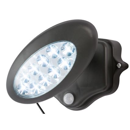 Globo 3722S - LED solcelle væglampe med sensor LED/0,6W/Ni-Mh 1,2V IP44