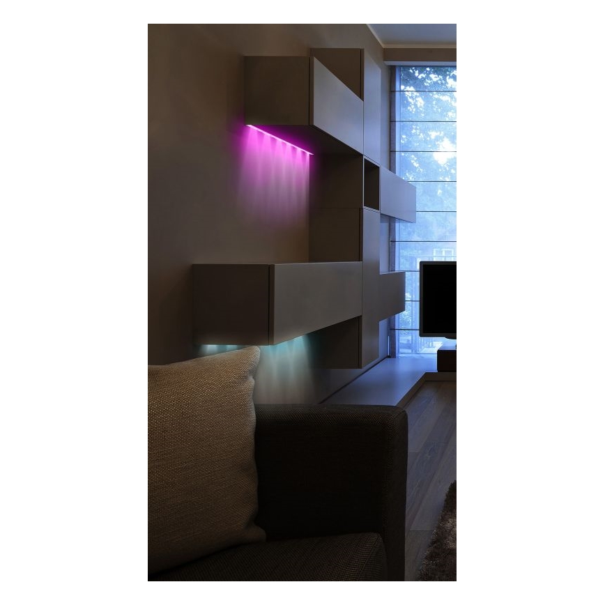 Globo - LED strip m. RGB-farver dæmpbar LED/6W/230V 1 m + fjernbetjening
