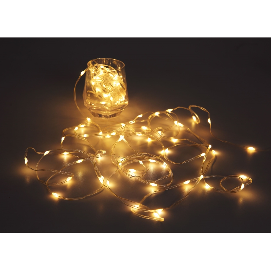 Globo - LED strip 50xLED/0,06W/5V 5 m 8 funktioner
