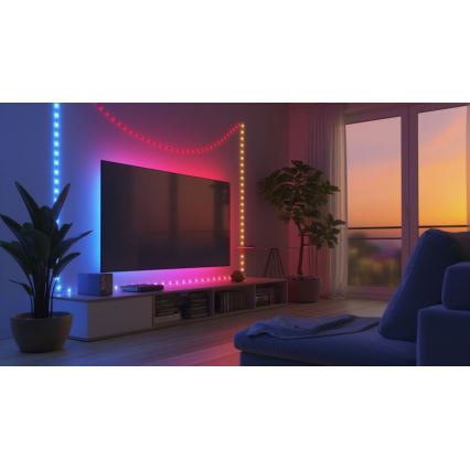Globo - LED strip med RGB-farver 50xLED/0,06W/5V 5 m 27 funktioner