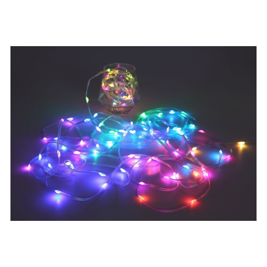 Globo - LED strip med RGB-farver 50xLED/0,06W/5V 5 m 27 funktioner