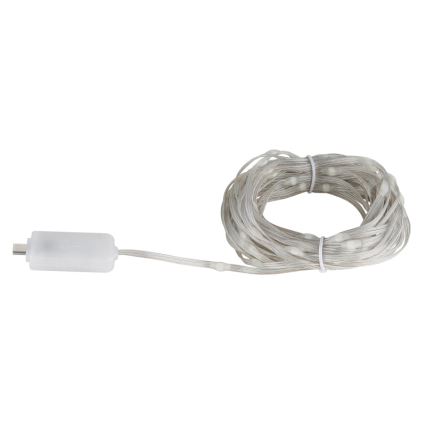 Globo - LED strip med RGB-farver 50xLED/0,06W/5V 5 m 27 funktioner