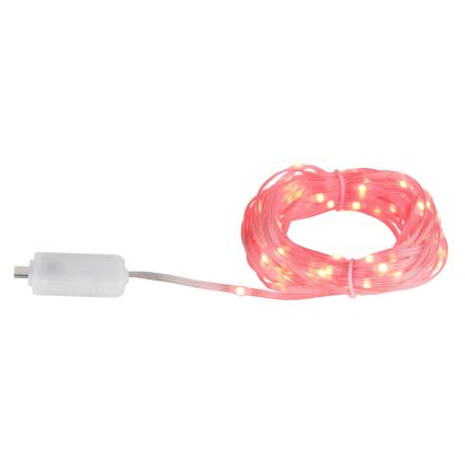 Globo - LED strip med RGB-farver 50xLED/0,06W/5V 5 m 27 funktioner
