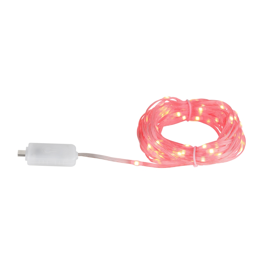 Globo - LED strip med RGB-farver 50xLED/0,06W/5V 5 m 27 funktioner