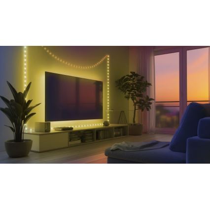 Globo - LED strip 100xLED/0,06W/5V 10 m 8 funktioner