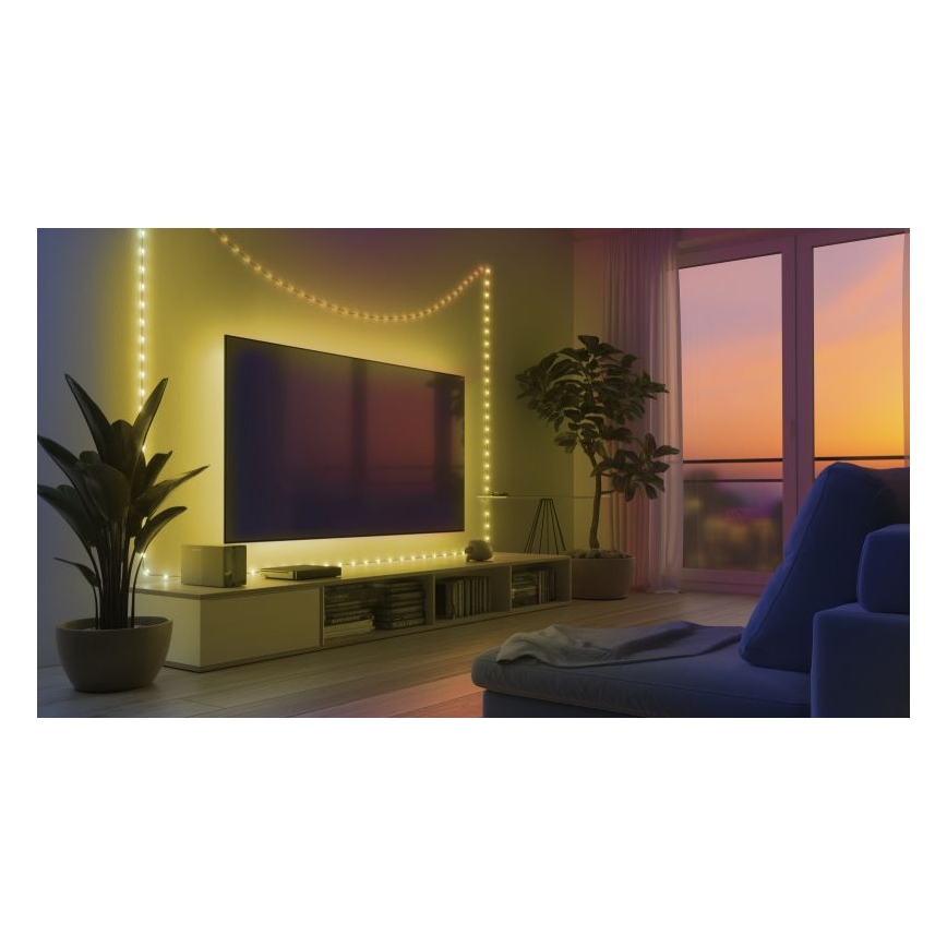 Globo - LED strip 100xLED/0,06W/5V 10 m 8 funktioner