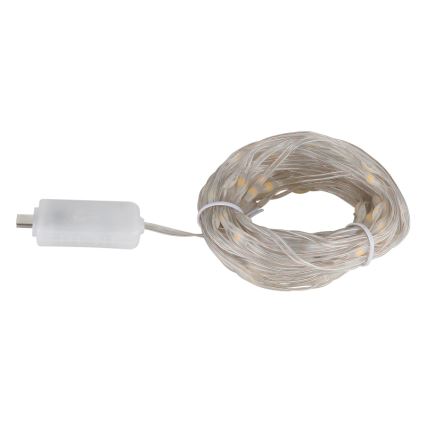 Globo - LED strip 100xLED/0,06W/5V 10 m 8 funktioner