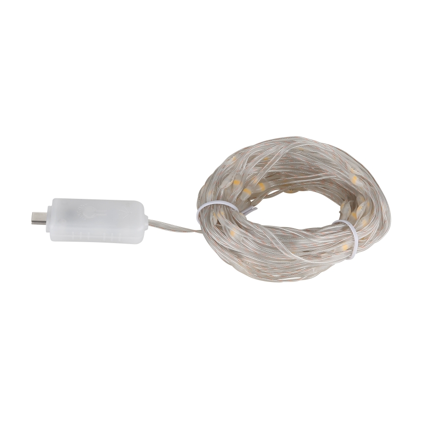 Globo - LED strip 100xLED/0,06W/5V 10 m 8 funktioner