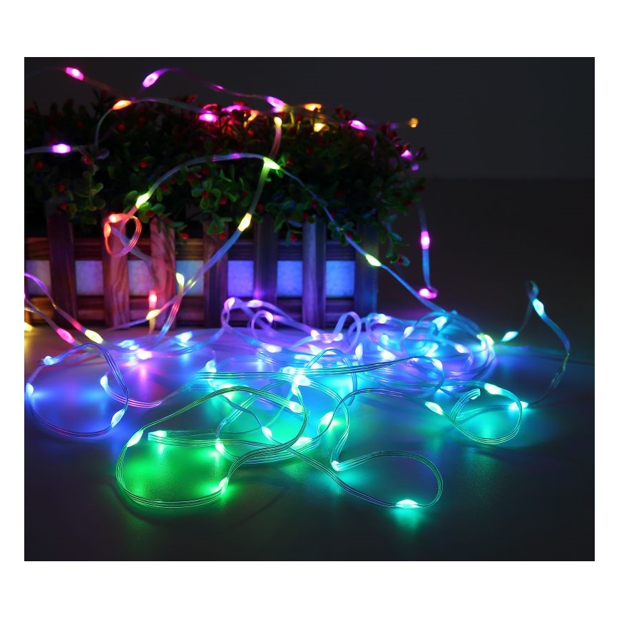 Globo - LED strip med RGB-farver 100xLED/0,06W/5V 10 m 27 funktioner