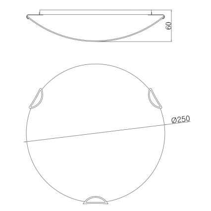 Globo - Loftlampe 1xE27/60W/230V