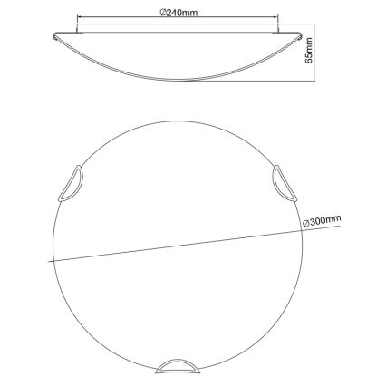 Globo - Loftslampe for børn 2xE27ILLU/60W/230V