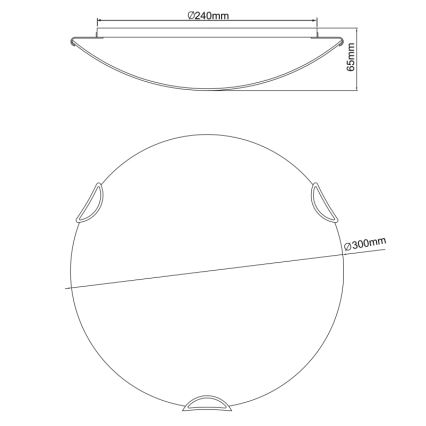 Globo - Loftlampe til børn 2xE27/60W/230V