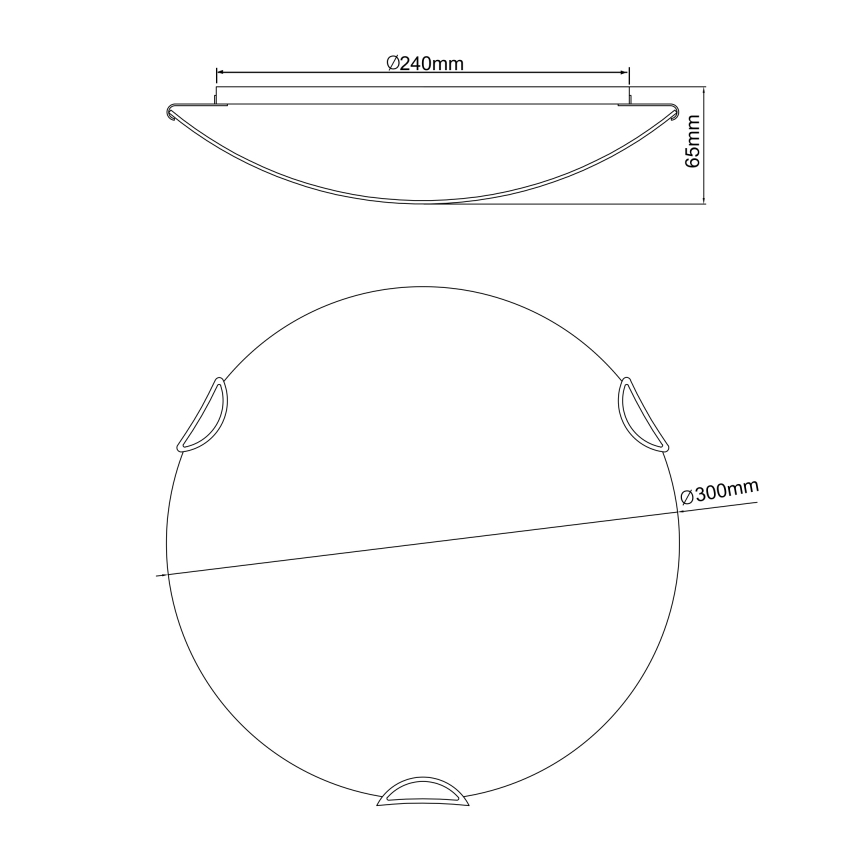 Globo - Loftlampe til børn 2xE27/60W/230V