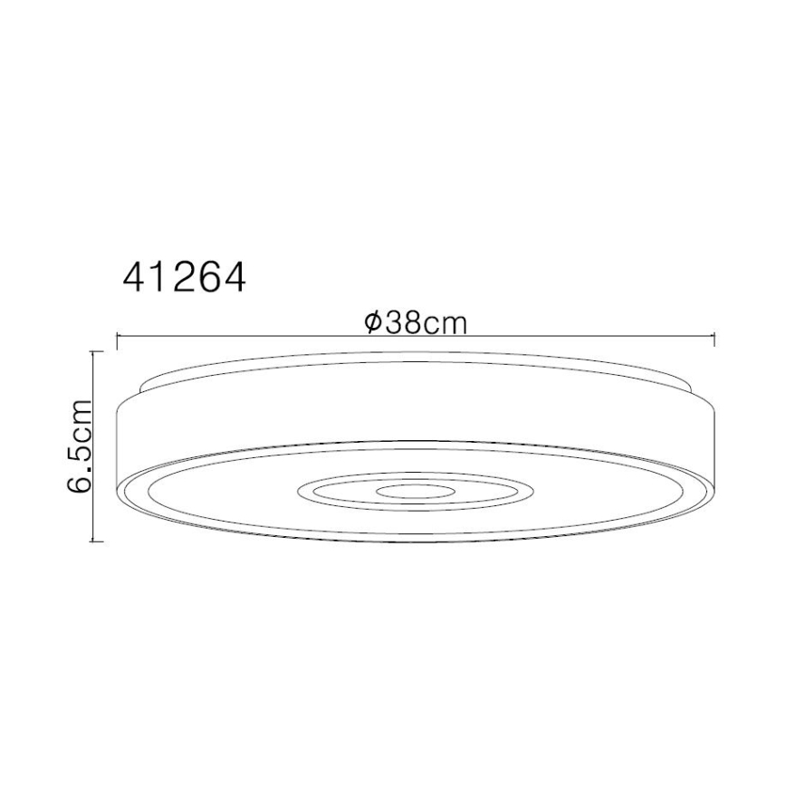 Globo - LED loftlampe LED/24W/230V diameter 38 cm 3000K hvid