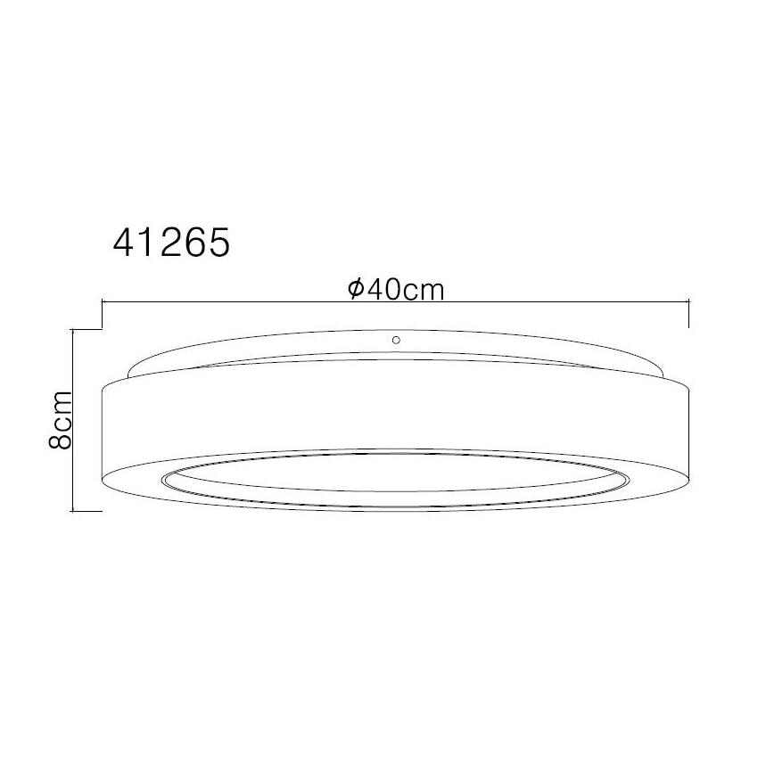 Globo - LED loftlampe LED/24W/230V diameter 40 cm 3000K hvid