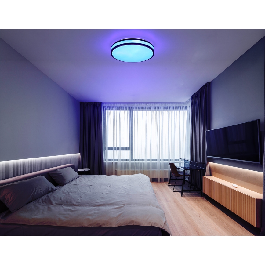 Globo - LED loftlampe dæmpbar RGB-farver LED/18W/230V 2700-6500K + fjernbetjening