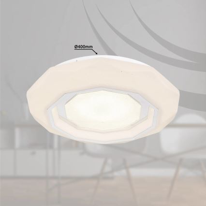 Globo - LED loftlampe dæmpbar LED/24W/230V 2700-6500K + fjernbetjening