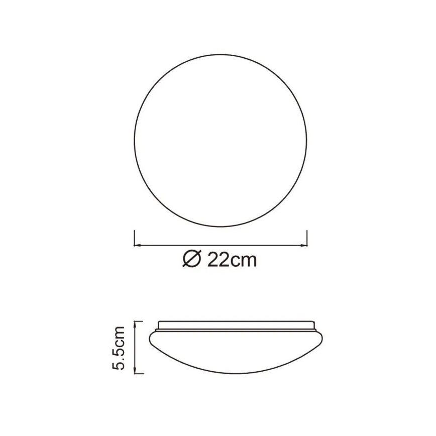 Globo - LED-loftlampe LED/8W/230V 4000K Ø 55 cm