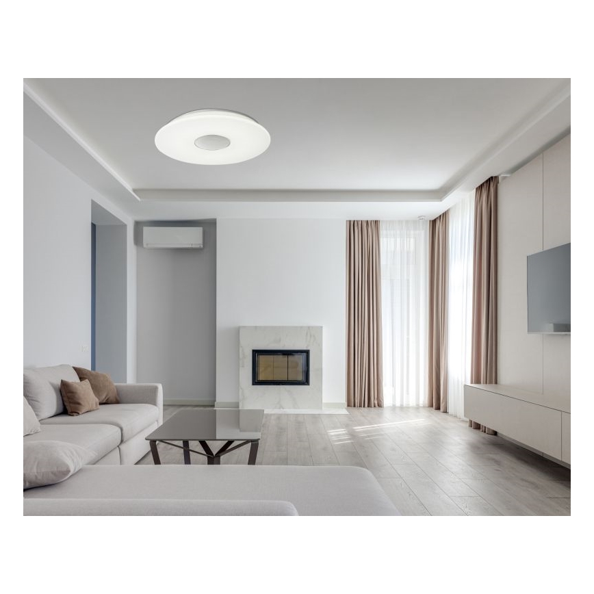 Globo - Loftlampe m. RGBW-farver dæmpbar LED/50W/230V + fjernbetjening