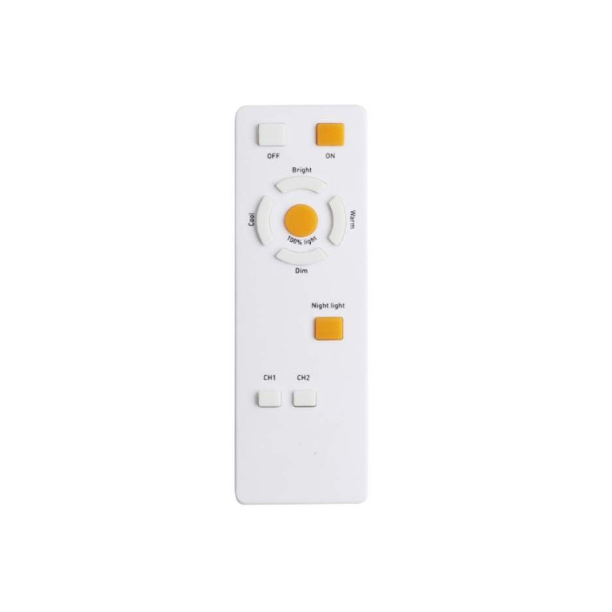 Globo - Loftlampe m. RGBW-farver dæmpbar LED/50W/230V + fjernbetjening
