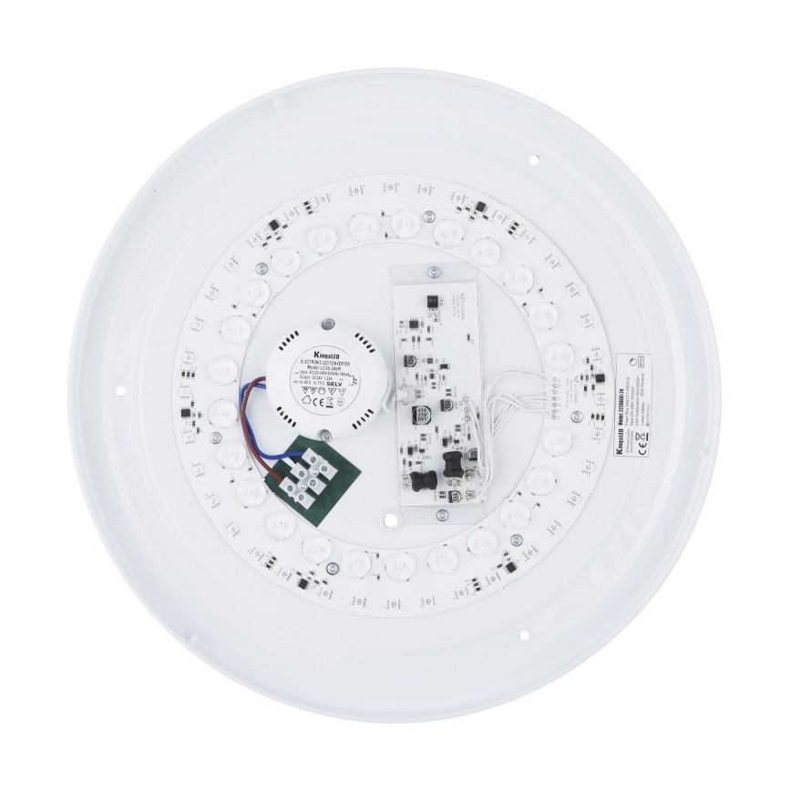 Globo - Loftlampe m. RGBW-farver dæmpbar LED/24W/230V 3000-6500K + fjernbetjening