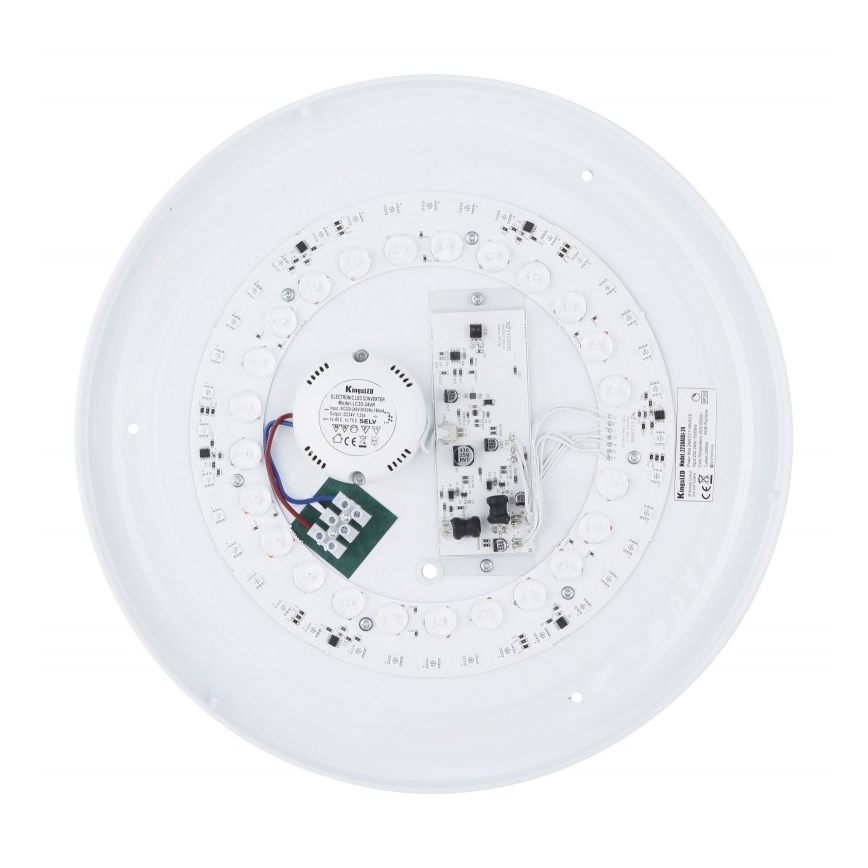 Globo - Loftlampe m. RGBW-farver dæmpbar LED/24W/230V 3000-6500K+ fjernbetjening