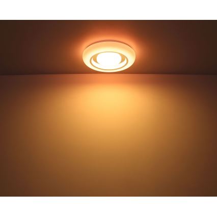 Globo - Loftlampe m. RGBW-farver dæmpbar LED/18W/230V 2700-6500K + fjernbetjening