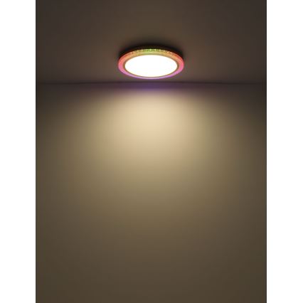 Globo - Loftlampe m. RGBW-farver dæmpbar LED/20W/230V 2700-6500K + fjernbetjening