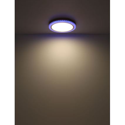 Globo - Loftlampe m. RGBW-farver dæmpbar LED/20W/230V 2700-6500K + fjernbetjening