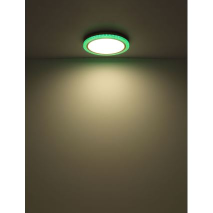 Globo - Loftlampe m. RGBW-farver dæmpbar LED/20W/230V 2700-6500K + fjernbetjening