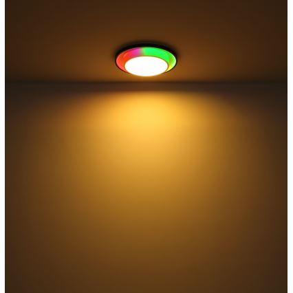 Globo - LED RGBW dæmpbart loftlys LED/21W/230V 2700-6500K + fjernbetjening