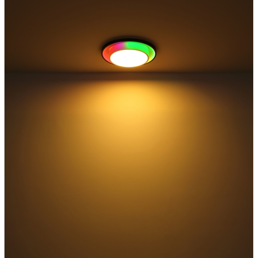 Globo - LED RGBW dæmpbart loftlys LED/21W/230V 2700-6500K + fjernbetjening