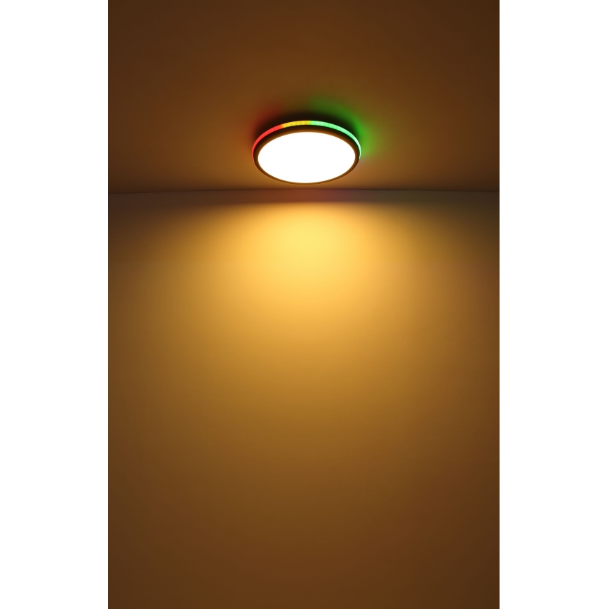 Globo - LED loftlampe m. RGBW-farver dæmpbar LED/40W/230V 2700-6500K + fjernbetjening