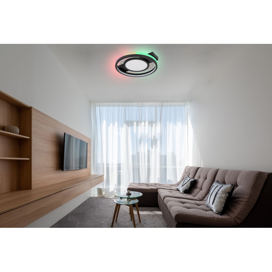 Globo - LED loftlampe m. RGBW-farver dæmpbar LED/40W/230V 3000-6500K + fjernbetjening