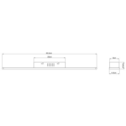 Globo - LED loftlampe til badeværelse LED/12W/230V IP44