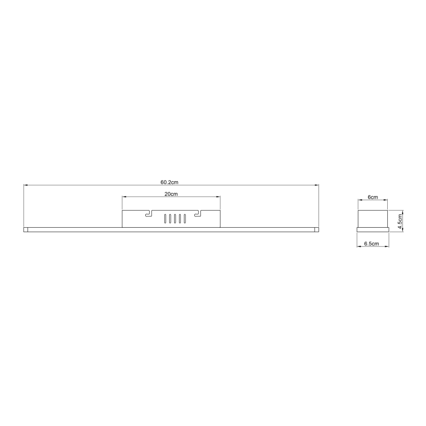 Globo - LED loftlampe til badeværelse LED/12W/230V IP44