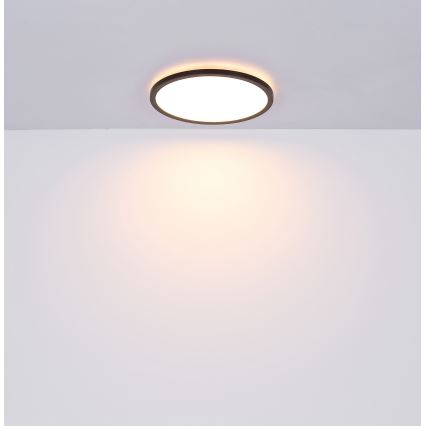 Globo - LED loftlampe til badeværelse dæmpbar LED/18W/230V diameter 29,4 cm IP44 sort