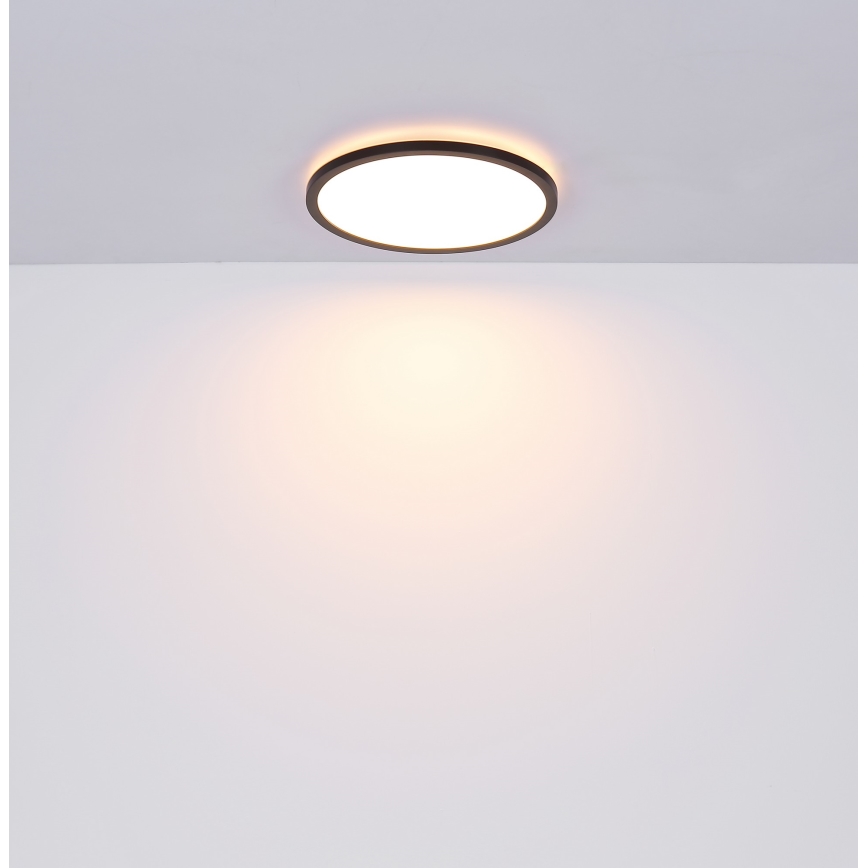 Globo - LED loftlampe til badeværelse dæmpbar LED/18W/230V diameter 29,4 cm IP44 sort