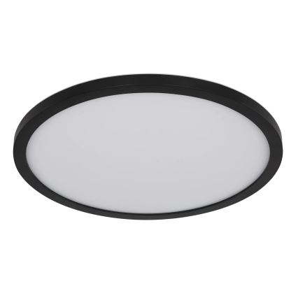 Globo - LED loftlampe til badeværelse m. RGB-farver dæmpbar LED/18W/230V 3000-6000K + fjernbetjening IP44 sort