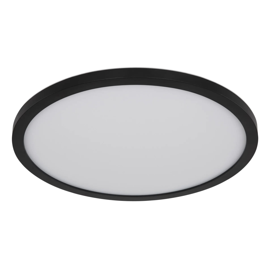 Globo - LED loftlampe til badeværelse m. RGB-farver dæmpbar LED/18W/230V 3000-6000K + fjernbetjening IP44 sort