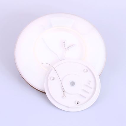 Globo - LED loftlampe til badeværelse dæmpbar LED/18W/230V diameter 29,4 cm IP44 brun
