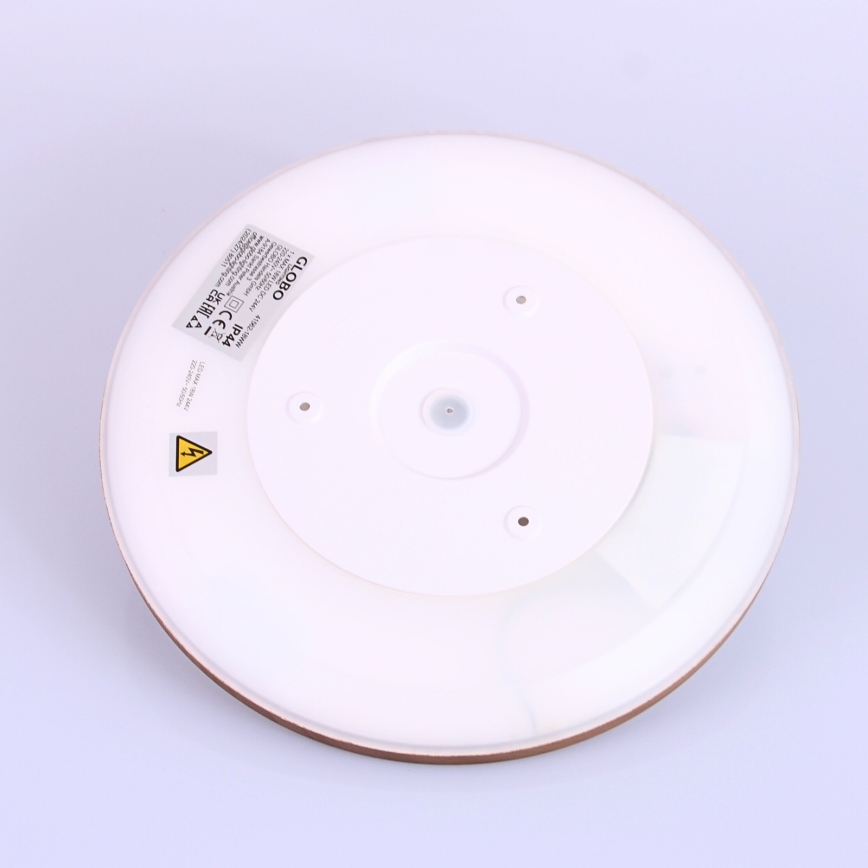 Globo - LED loftlampe til badeværelse dæmpbar LED/18W/230V diameter 29,4 cm IP44 brun