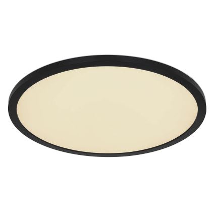 Globo - LED loftlampe til badeværelse m. RGB-farver dæmpbar LED/21W/230V 3000-6000K + fjernbetjening IP44 sort