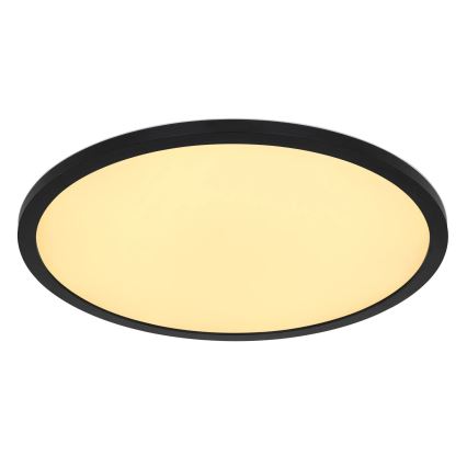 Globo - LED loftlampe til badeværelse m. RGB-farver dæmpbar LED/21W/230V 3000-6000K + fjernbetjening IP44 sort