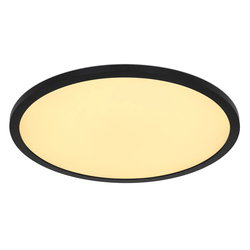 Globo - LED loftlampe til badeværelse m. RGB-farver dæmpbar LED/21W/230V 3000-6000K + fjernbetjening IP44 sort