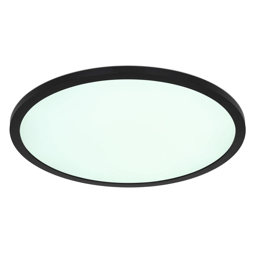 Globo - LED loftlampe til badeværelse m. RGB-farver dæmpbar LED/21W/230V 3000-6000K + fjernbetjening IP44 sort