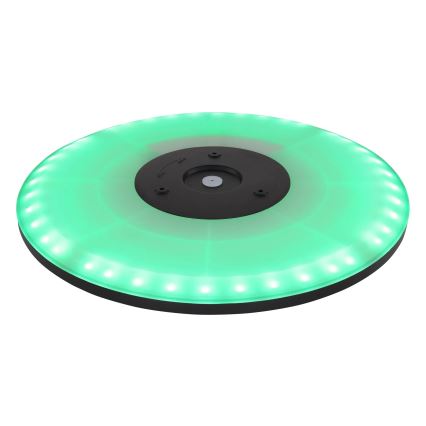 Globo - LED loftlampe til badeværelse m. RGB-farver dæmpbar LED/21W/230V 3000-6000K + fjernbetjening IP44 sort