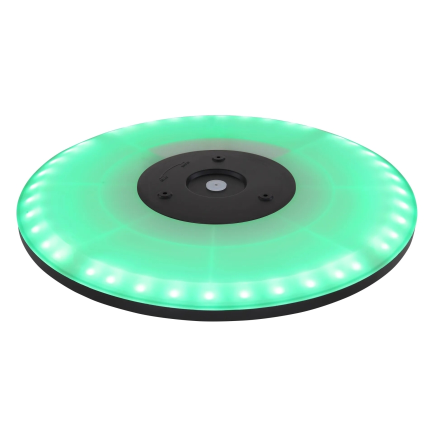 Globo - LED loftlampe til badeværelse m. RGB-farver dæmpbar LED/21W/230V 3000-6000K + fjernbetjening IP44 sort