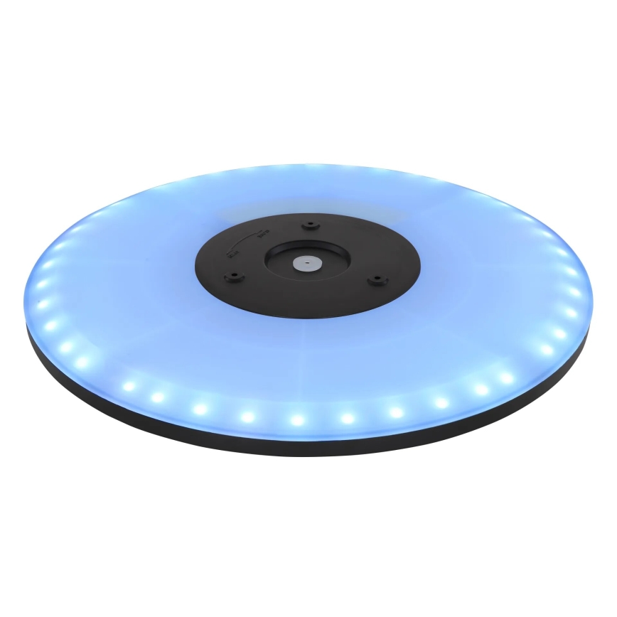 Globo - LED loftlampe til badeværelse m. RGB-farver dæmpbar LED/21W/230V 3000-6000K + fjernbetjening IP44 sort